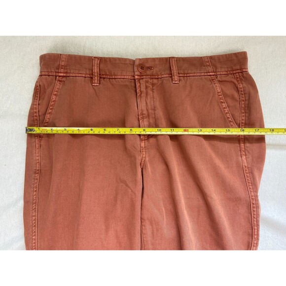 EUC J.Crew Chino Pants Womens Size 8 Burnt Orange Rust Earth Casual Fall Cotton - Picture 6 of 11